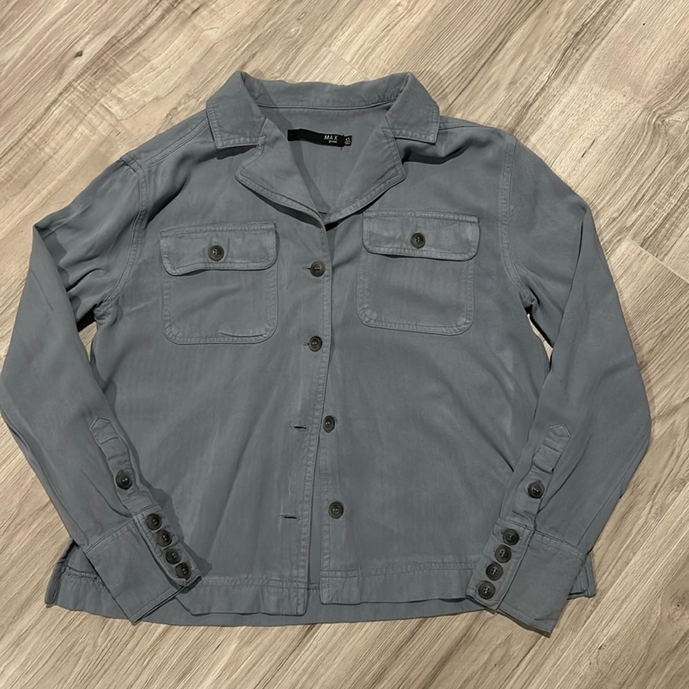 Max Jeans Trade Wins Button Down Top size xs